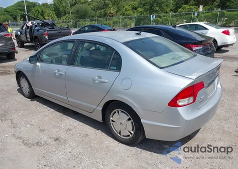 2009 Honda Civic Hybrid from USA, damaged, VIN JHMFA36269S002319